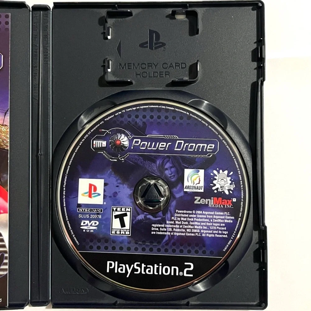 Powerdrome (Sony PlayStation 2, 2004) Power Drome PS2 Complete CIB W/ Manual.